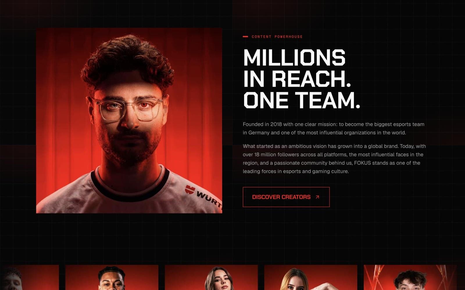 Screenshot der Website fokusclan.de